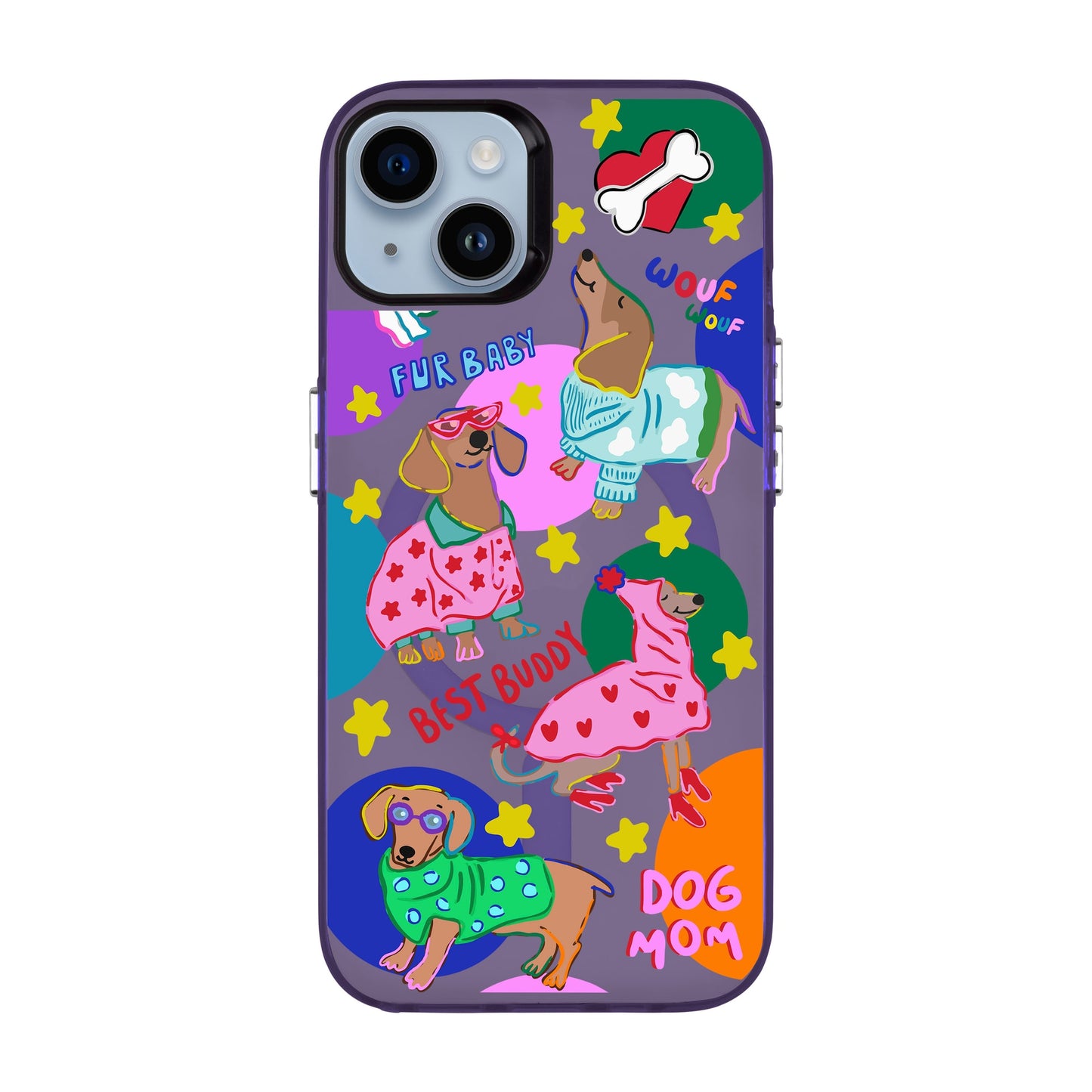 DOG MOM-iPhone 14 Plus Hold Kılıf MagSafe Özellikli