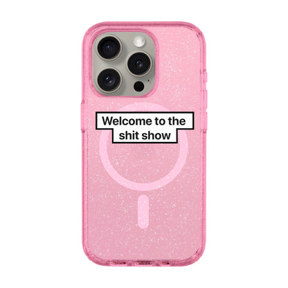 WELCOME-iPhone 15 Pro Shiny Kılıf MagSafe Özellikli