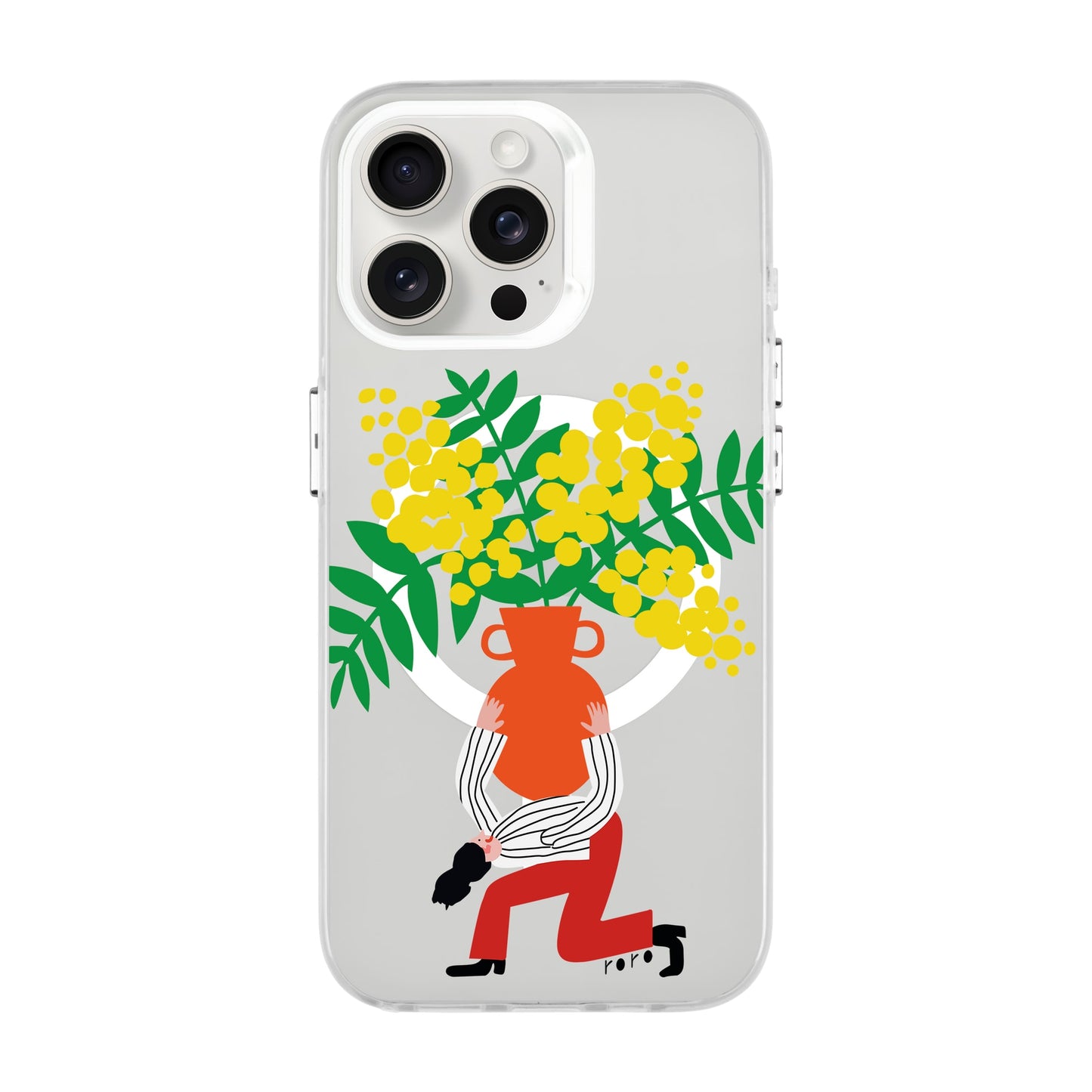 VASE-iPhone 15 Pro Max Hold Kılıf MagSafe Özellikli