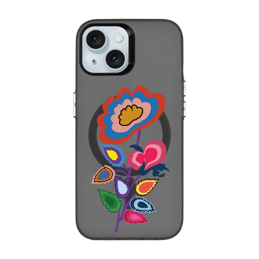 KNITTED FLOWER-iPhone 15 Hold Kılıf MagSafe Özellikli
