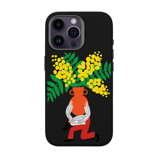 VASE-iPhone 14 Pro Max Leather Premium Kılıf MagSafe Özellikli