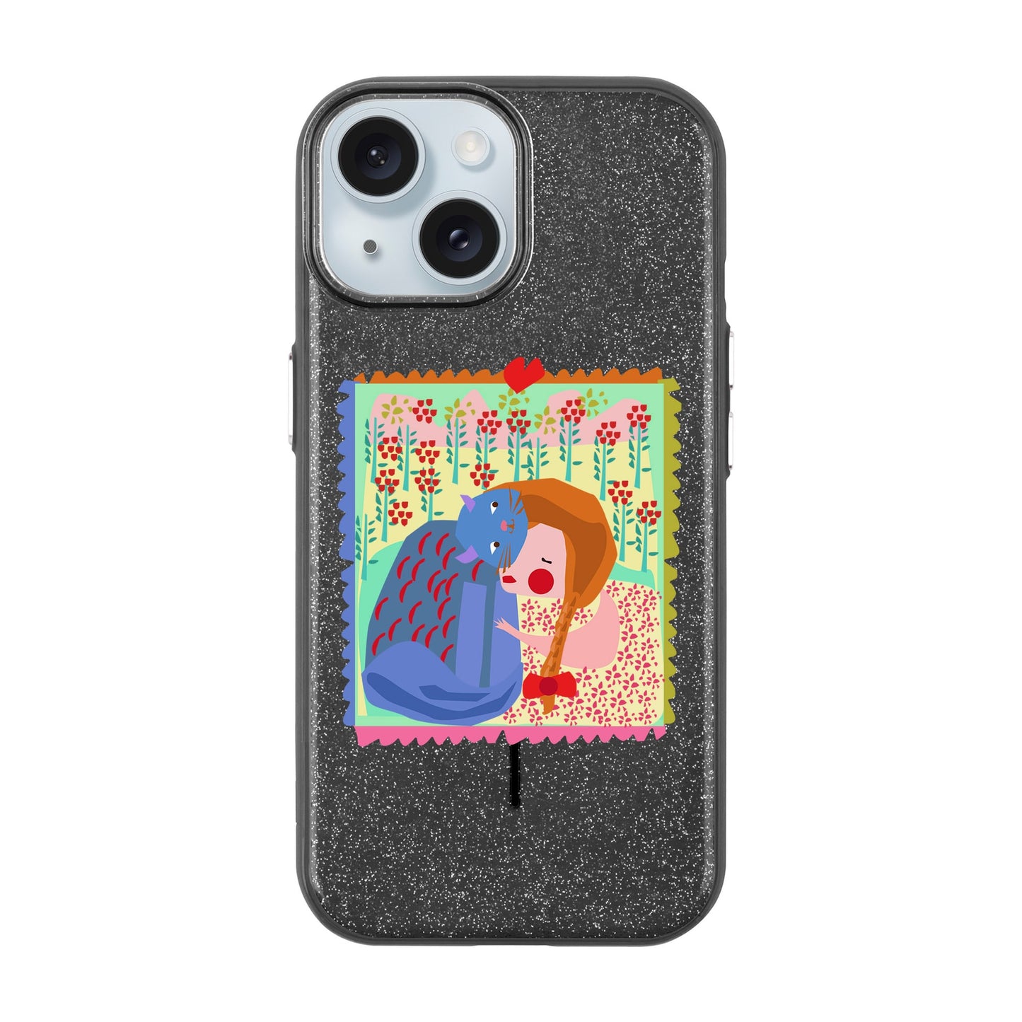 KEDİ POSTA PULU-Radiant Kılıf MagSafe Özellikli - iPhone 15