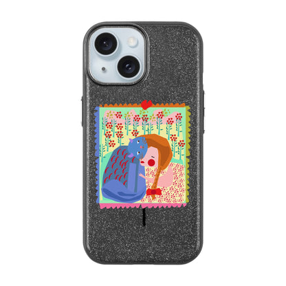 KEDİ POSTA PULU-Radiant Kılıf MagSafe Özellikli - iPhone 15