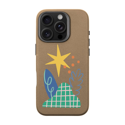 LITTLE NATURE-iPhone 16 Pro Leather Premium Kılıf MagSafe Özellikli