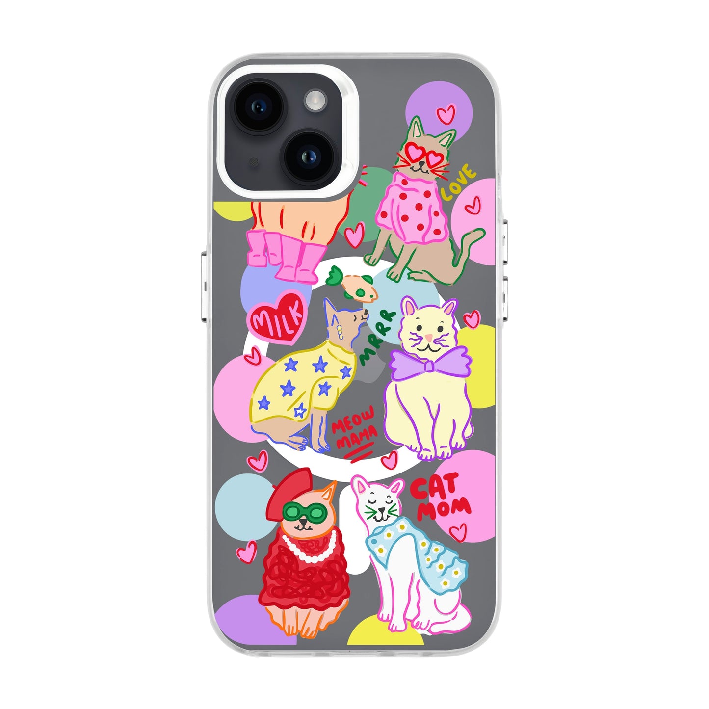 CAT MOM-iPhone 14 Plus Hold Kılıf MagSafe Özellikli