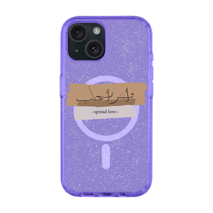 SPREAD LOVE-iPhone 14 Plus Shiny Kılıf MagSafe Özellikli