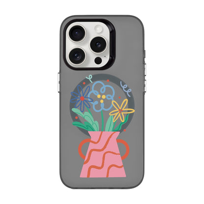 PINK VASE-iPhone 15 Pro Hold Kılıf MagSafe Özellikli