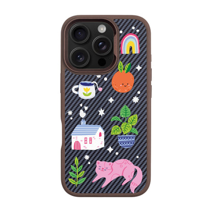 FRESH SPRING-iPhone 16 Pro Plaid Kılıf MagSafe Özellikli