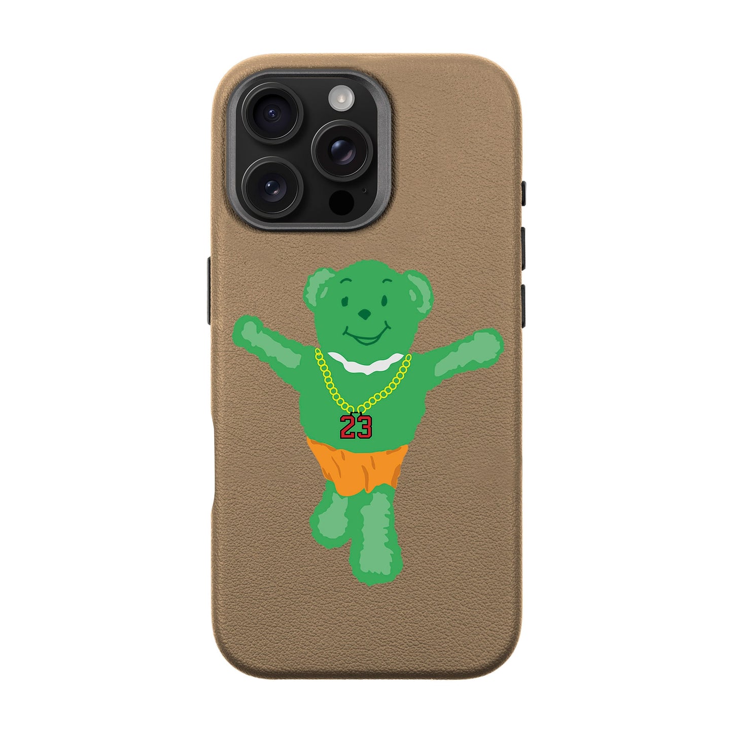 GREEN BEAR-iPhone 16 Pro Max Leather Premium Kılıf MagSafe Özellikli