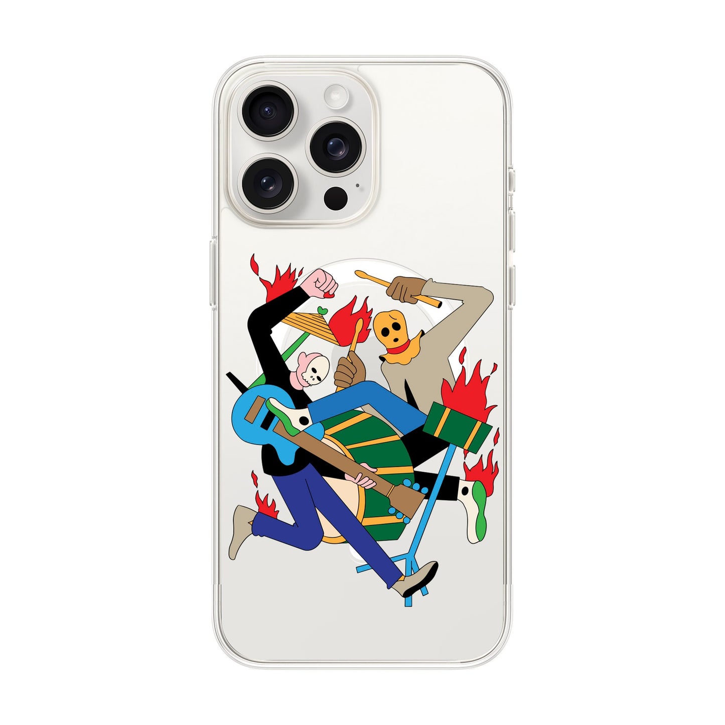 MONSTER MASH-iPhone 15 Pro Max Solid Kılıf MagSafe Özellikli