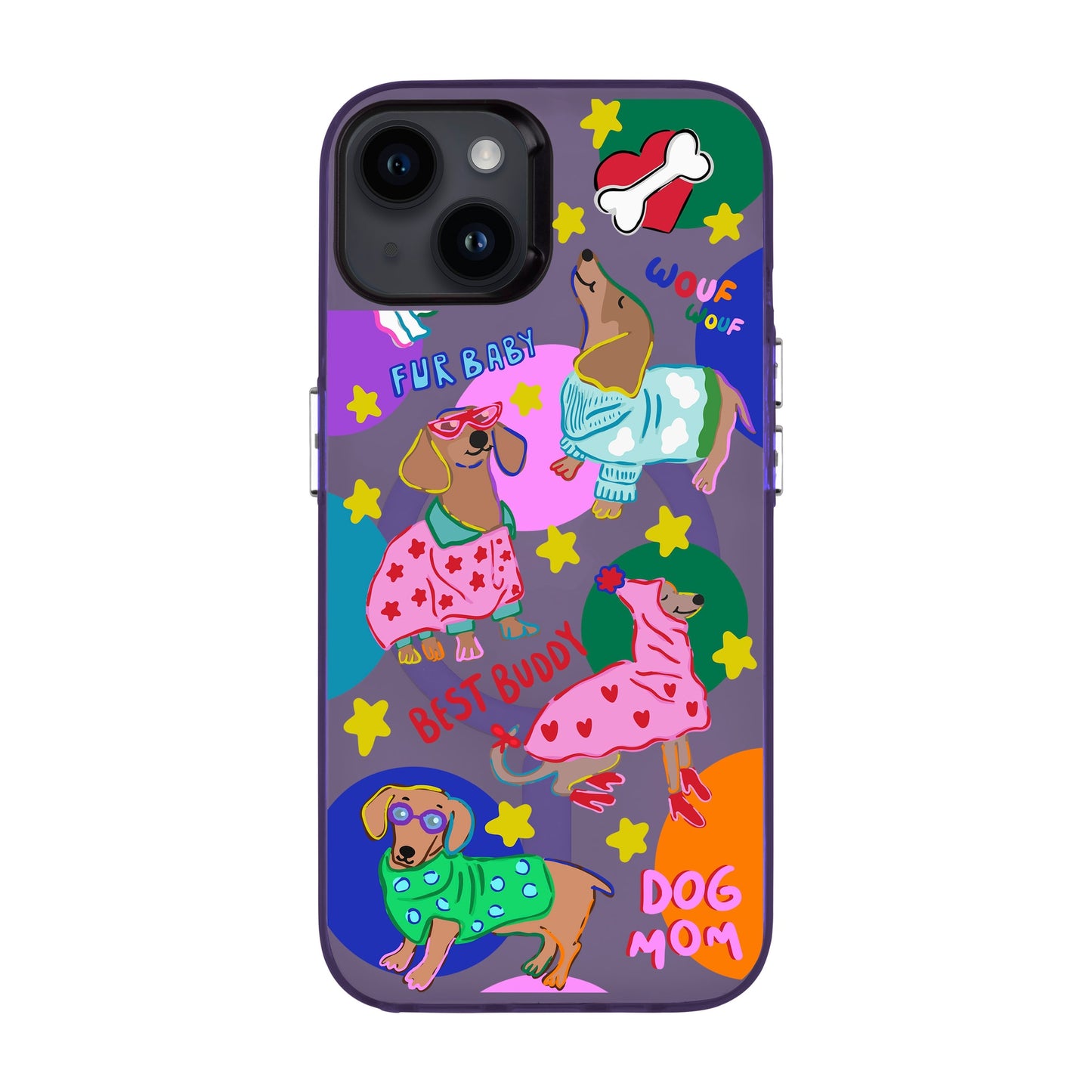 DOG MOM-iPhone 14 Plus Hold Kılıf MagSafe Özellikli