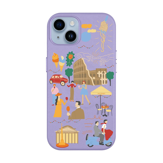 ROMA-iPhone 14 Plus Leather Kılıf MagSafe Özellikli