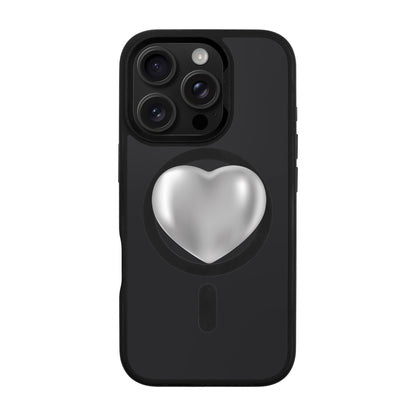 SILVER HEART-iPhone 16 Pro Rise Kılıf MagSafe Özellikli