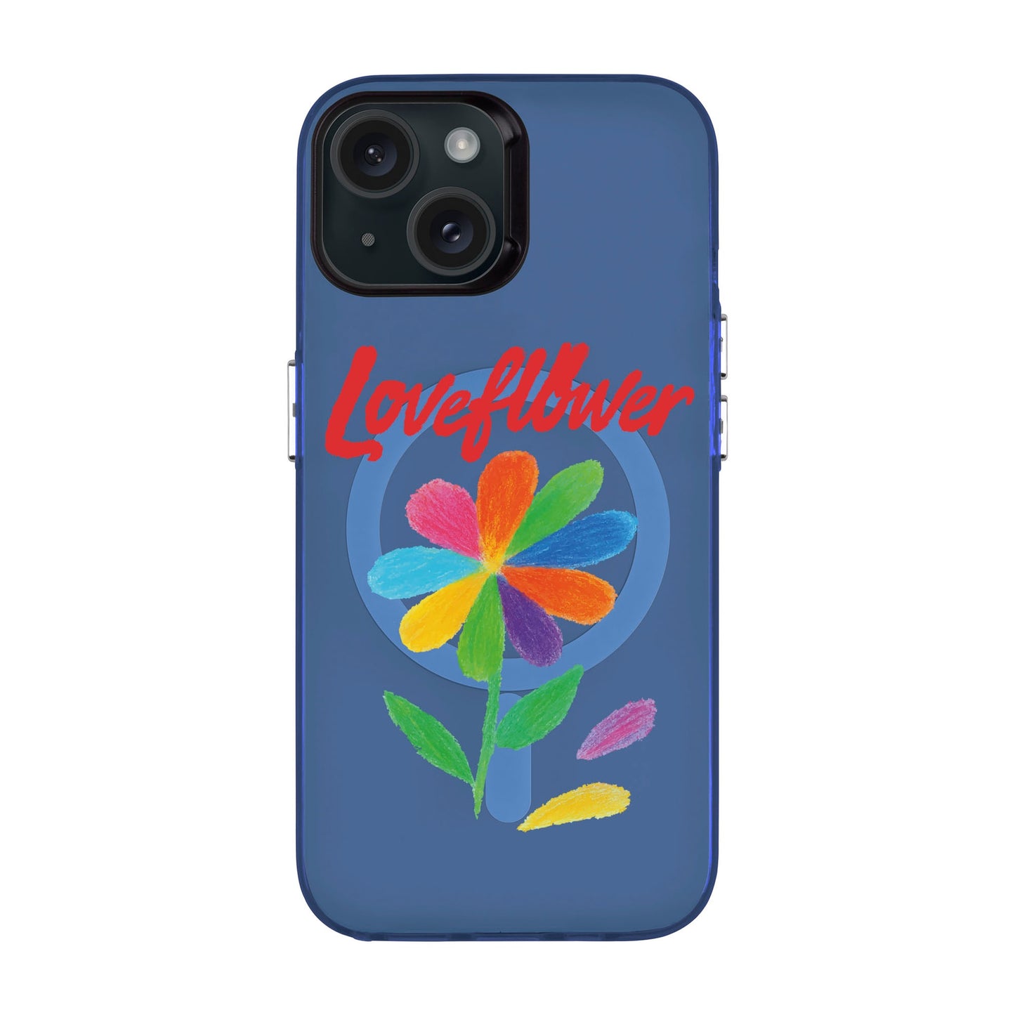 LOVE FLOWER-iPhone 15 Hold Kılıf MagSafe Özellikli