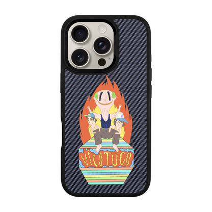VİCOTÜCO ADAM-iPhone 16 Pro Plaid Kılıf MagSafe Özellikli