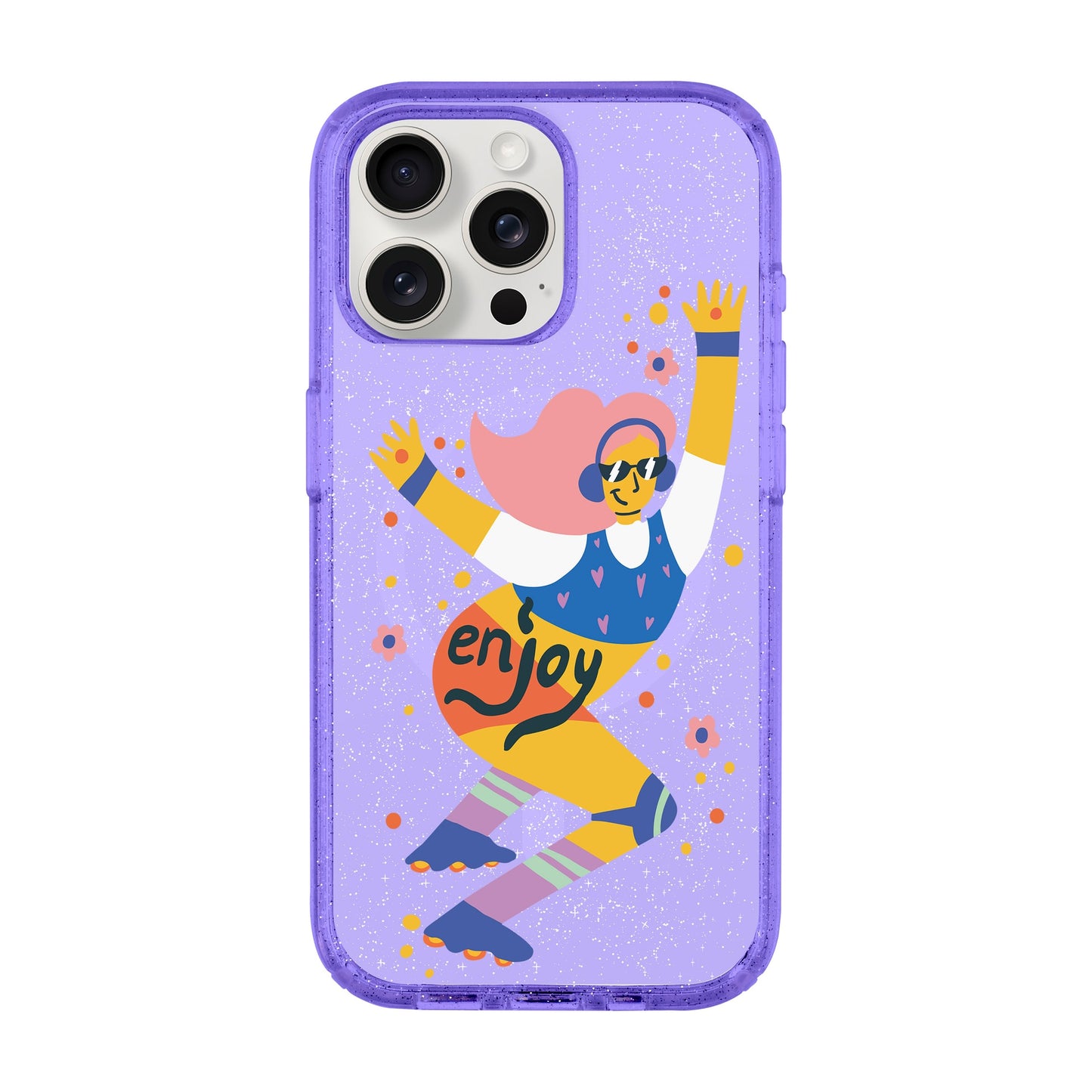 ENJOY-iPhone 15 Pro Max Shiny Kılıf MagSafe Özellikli