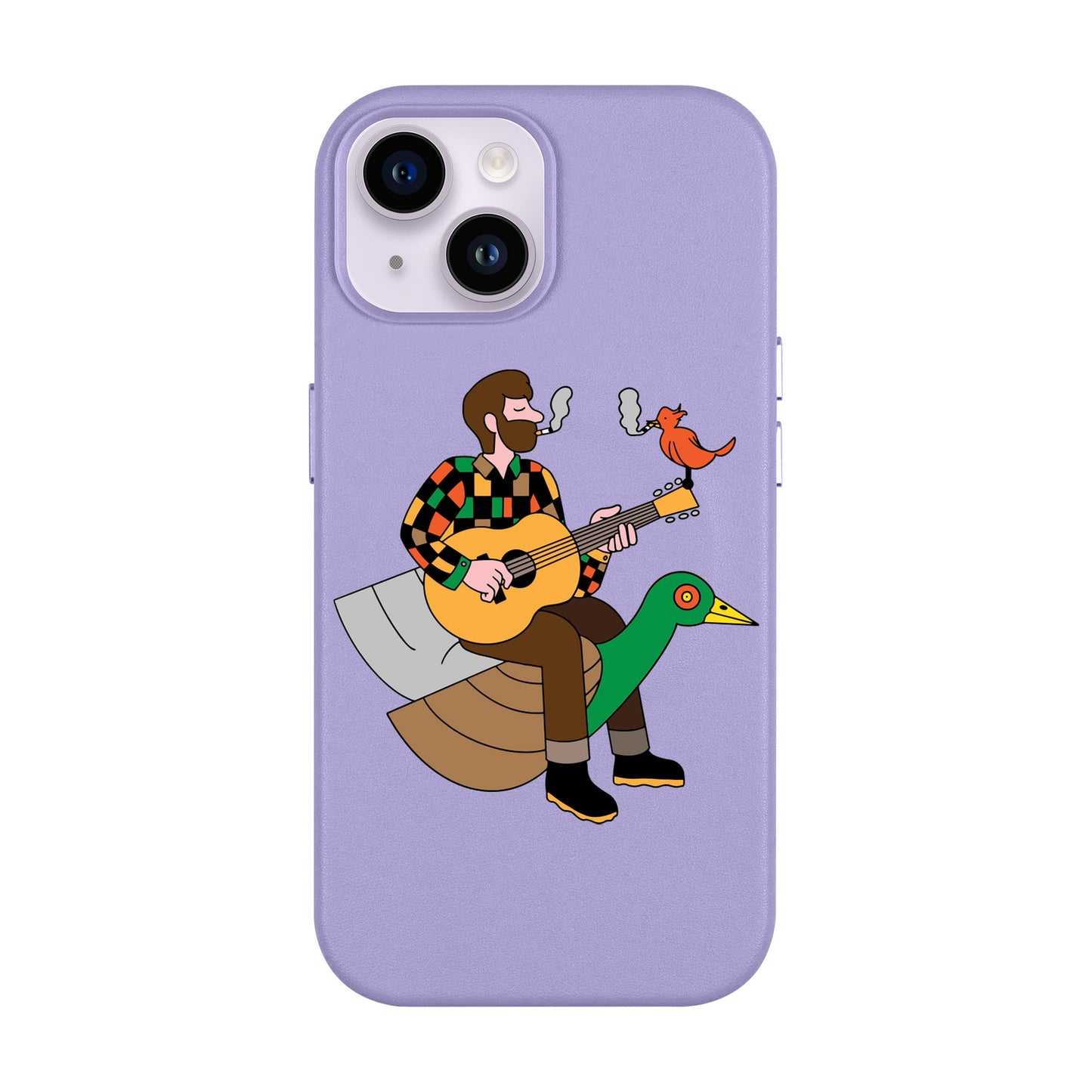 BIRDS OF A FEATHER-Leather Kılıf MagSafe Özellikli - iPhone 13