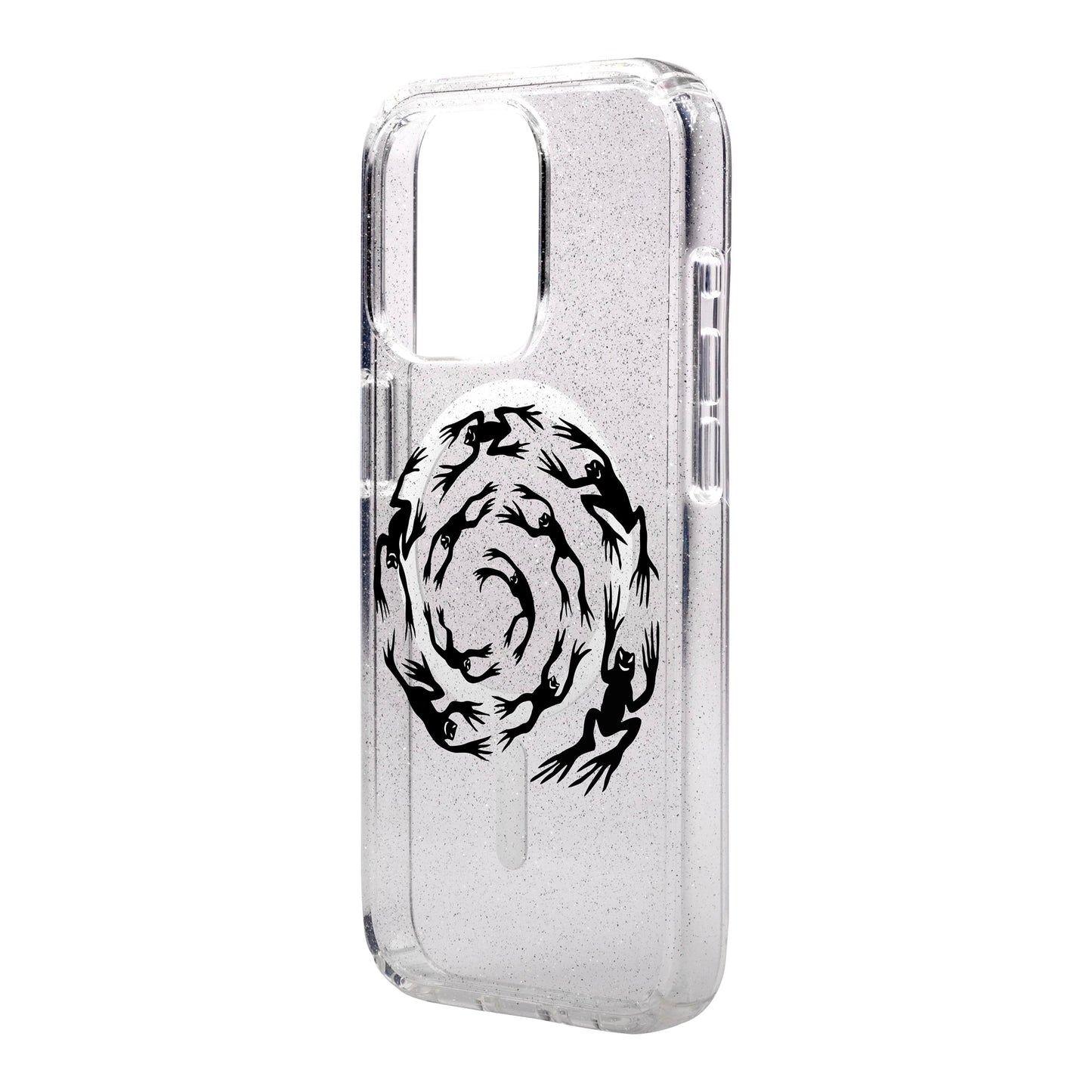 SWIRLING FROGS-iPhone 15 Shiny Kılıf MagSafe Özellikli