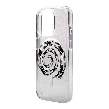 SWIRLING FROGS-iPhone 15 Shiny Kılıf MagSafe Özellikli