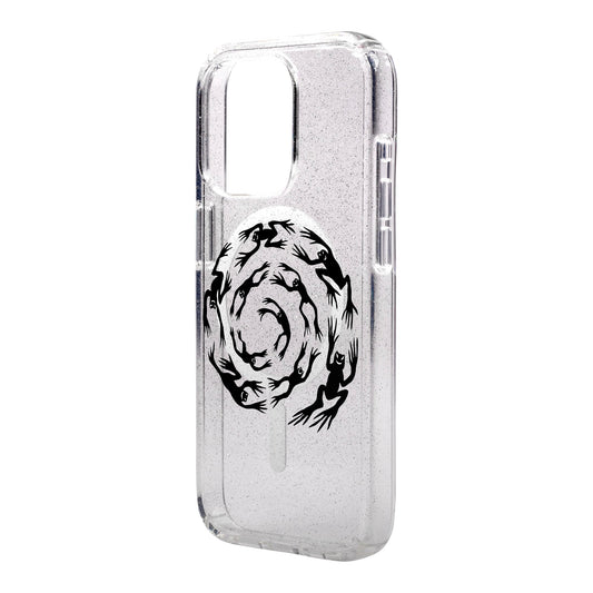 SWIRLING FROGS-iPhone 15 Shiny Kılıf MagSafe Özellikli