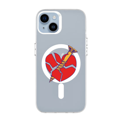 BROKEN HEART-iPhone 14 Plus Hold Kılıf MagSafe Özellikli