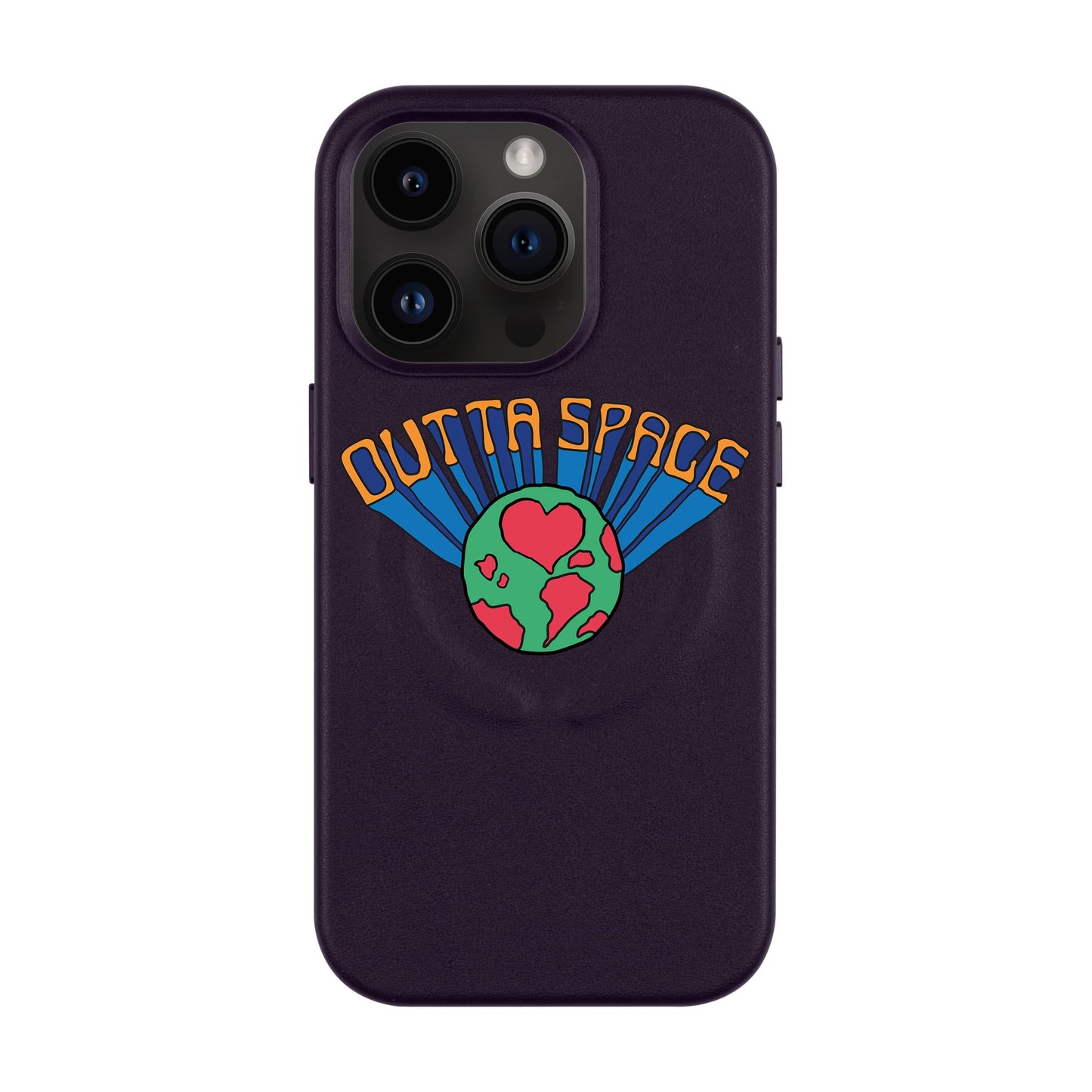 OUTTA SPACE-Leather Kılıf MagSafe Özellikli - iPhone 14 Pro