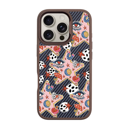 DURUSKO-iPhone 16 Pro Plaid Kılıf MagSafe Özellikli