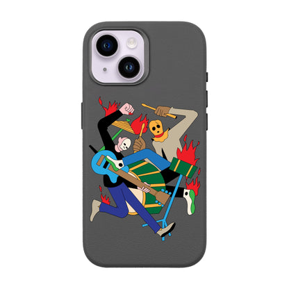 MONSTER MASH-iPhone 13 Leather Premium Kılıf MagSafe Özellikli
