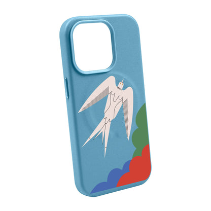 L’OISEAU LIBRE-Leather Kılıf MagSafe Özellikli - iPhone 14 Pro