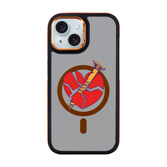 BROKEN HEART-iPhone 15 Dark Kılıf MagSafe Özellikli