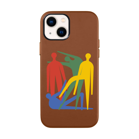 MANBOS-iPhone 14 Leather Kılıf