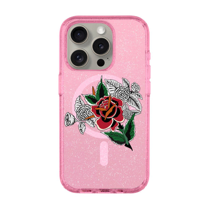 DRY ROSE-Shiny Kılıf MagSafe Özellikli - iPhone 15 Pro