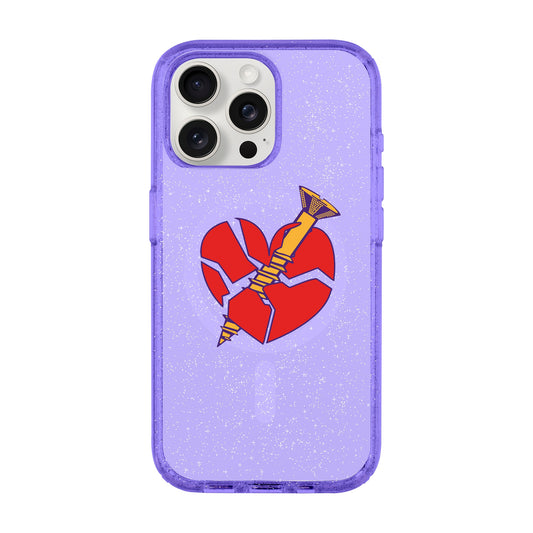BROKEN HEART-iPhone 15 Pro Max Shiny Kılıf MagSafe Özellikli