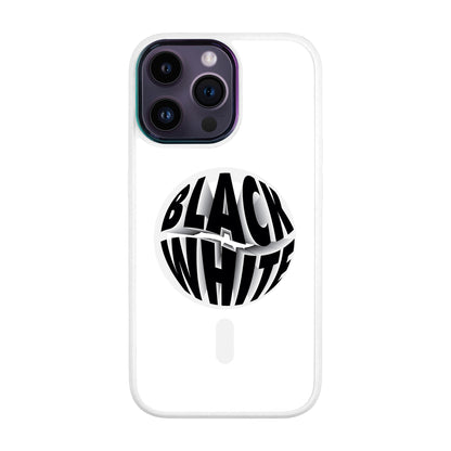 BLACK WHITE-iPhone 14 Pro Max Vigor Kılıf MagSafe Özellikli