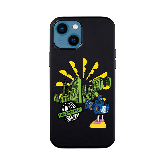 HELP ME OUT-iPhone 13 Mini Leather Kılıf