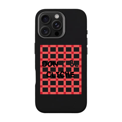 DON'T BE CLICHE-iPhone 16 Pro Max Leather Premium Kılıf MagSafe Özellikli