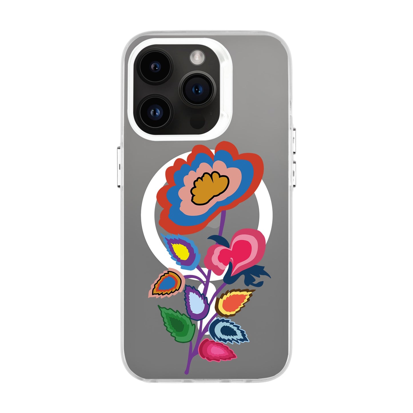 KNITTED FLOWER-iPhone 14 Pro Hold Kılıf MagSafe Özellikli