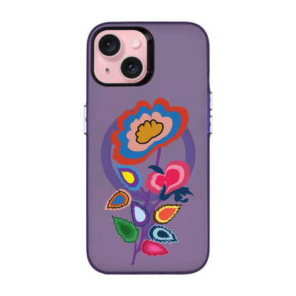 KNITTED FLOWER-iPhone 15 Hold Kılıf MagSafe Özellikli