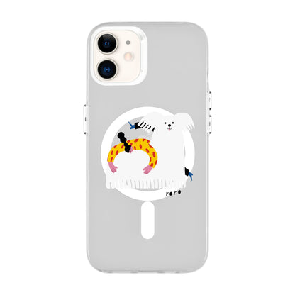 FANCY DOG-iPhone 11 Hold Kılıf MagSafe Özellikli