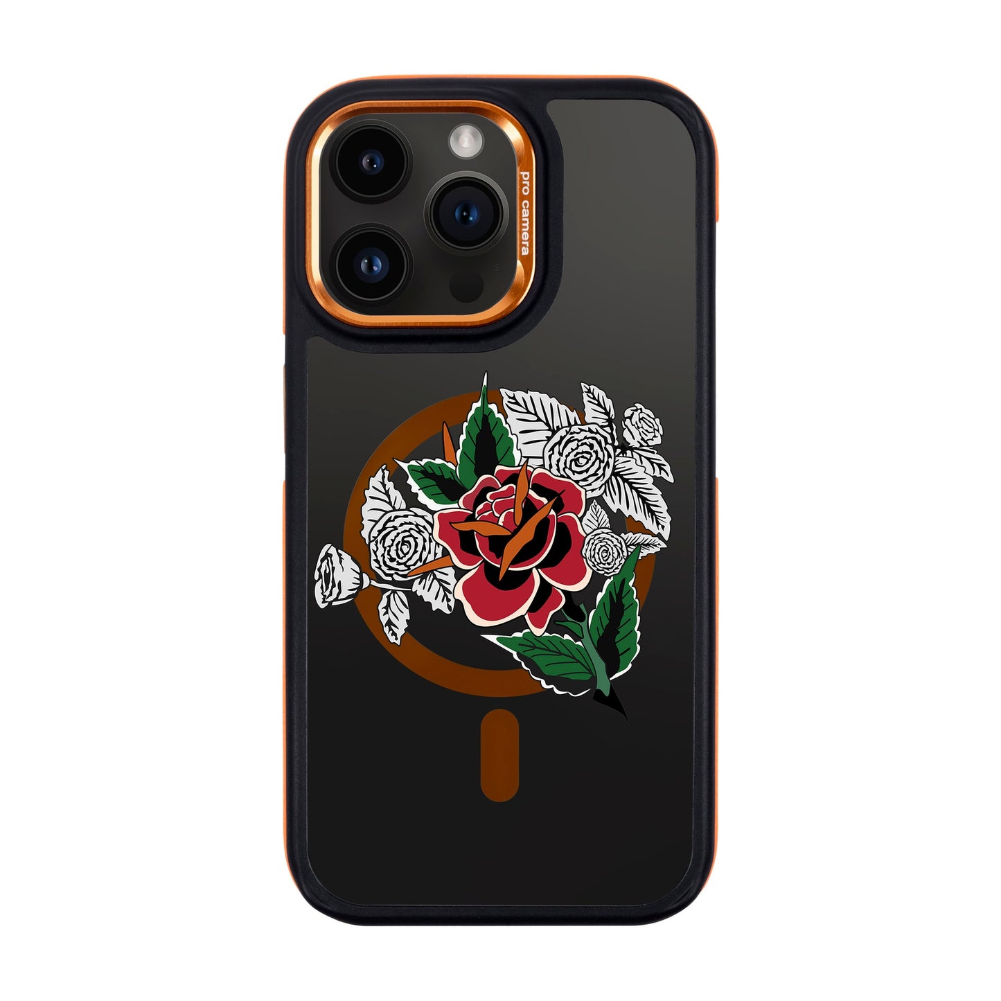 DRY ROSE-iPhone 14 Pro Max Dark Kılıf MagSafe Özellikli