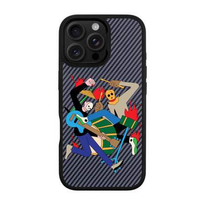 MONSTER MASH-iPhone 16 Pro Max Plaid Kılıf MagSafe Özellikli