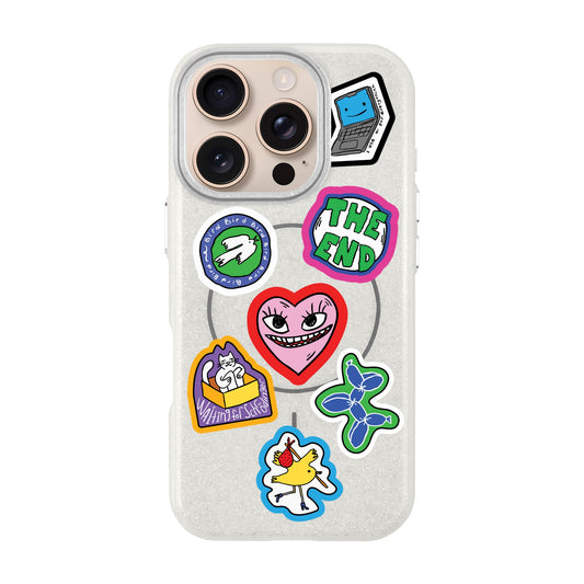TŌTEN STICKERZ-iPhone 16 Pro Radiant Kılıf MagSafe Özellikli