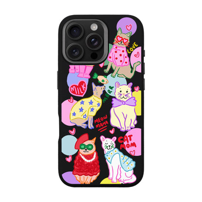 CAT MOM-iPhone 16 Pro Max Leather Premium Kılıf MagSafe Özellikli