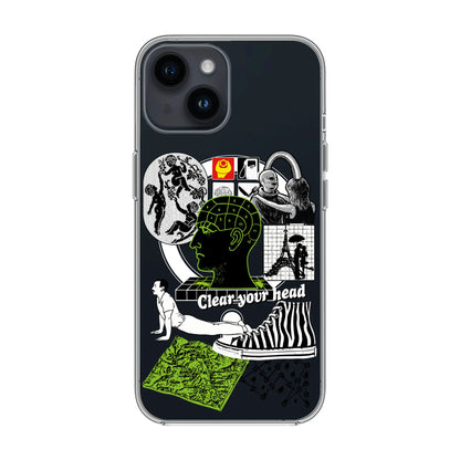 CLEAR YOUR HEAD-iPhone 14 Solid Kılıf MagSafe Özellikli