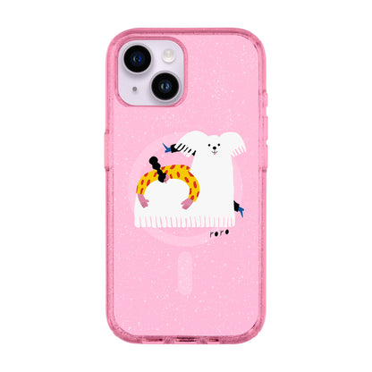 FANCY DOG-iPhone 14 Shiny Kılıf MagSafe Özellikli