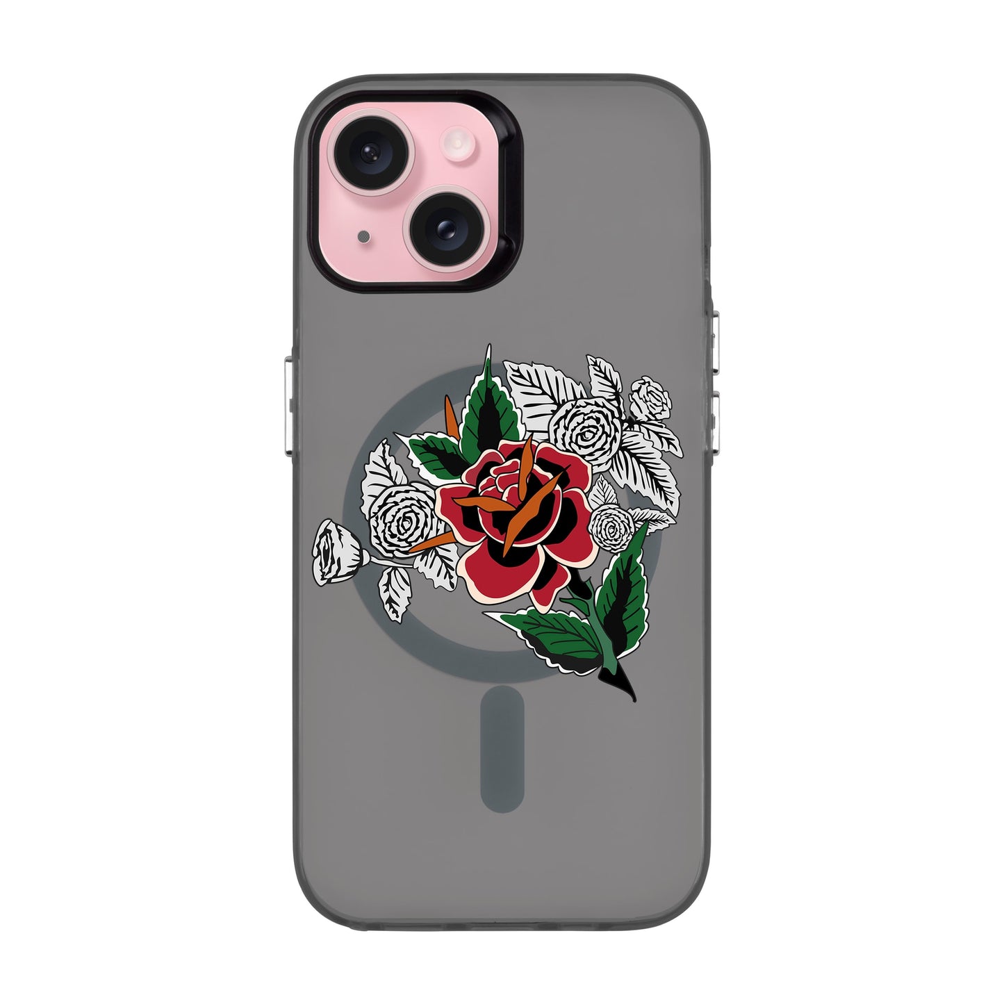 DRY ROSE-iPhone 15 Hold Kılıf MagSafe Özellikli