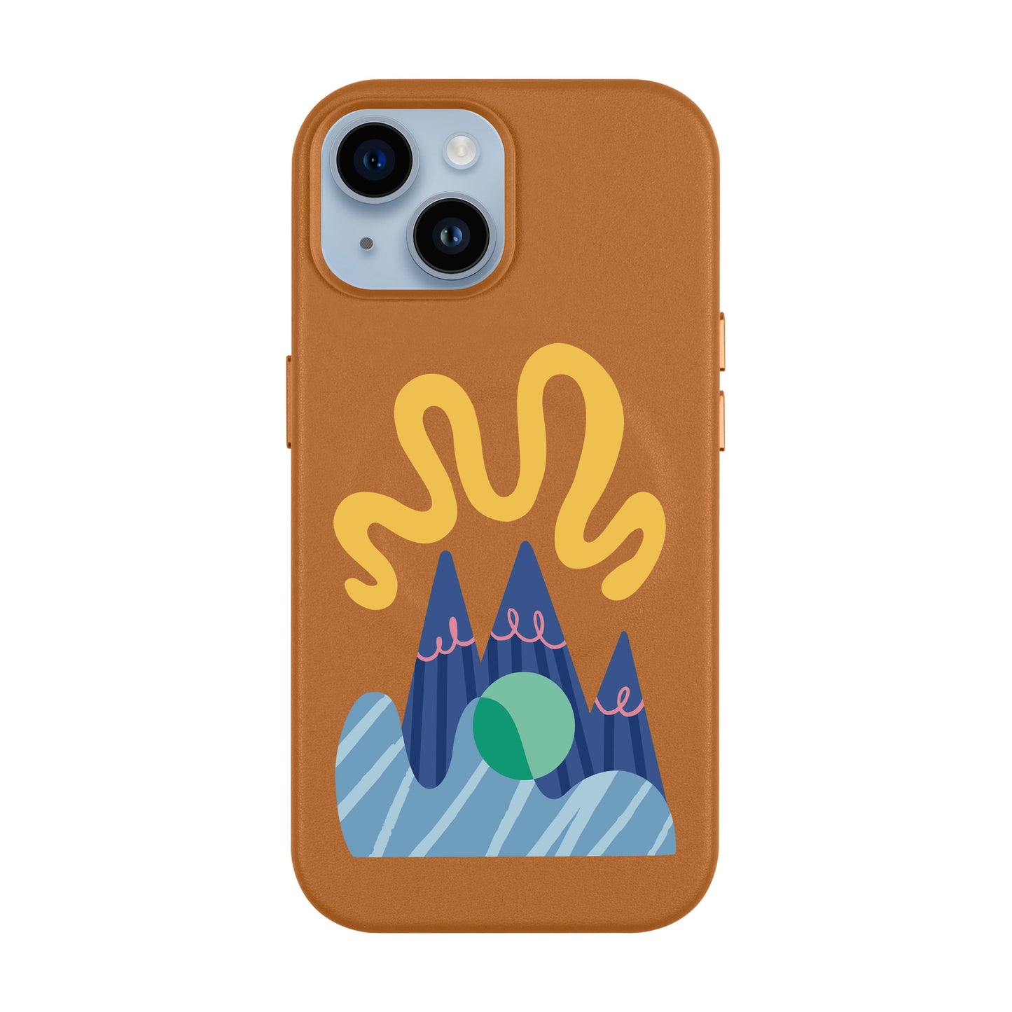 MOUNTAIN-Leather Kılıf MagSafe Özellikli - iPhone 11