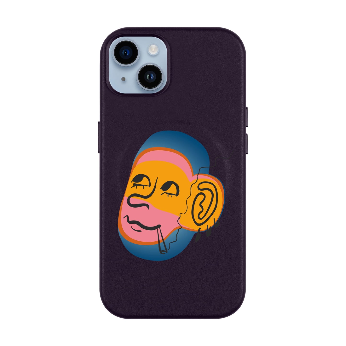 CLIMBING-iPhone 14 Plus Leather Kılıf MagSafe Özellikli