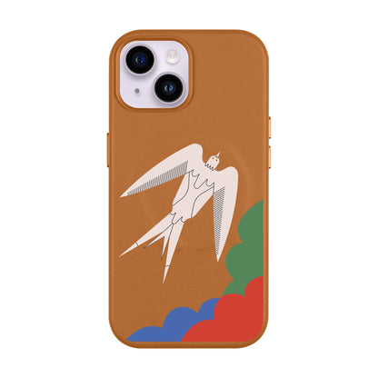 L’OISEAU LIBRE-Leather Kılıf MagSafe Özellikli - iPhone 13