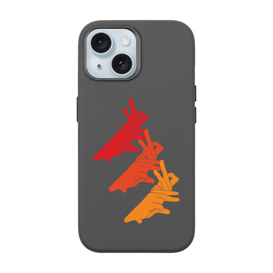 BUNNY MARCH-iPhone 15 Leather Premium Kılıf MagSafe Özellikli
